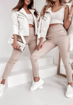 Legginsy Z Wysokim Stanem Brinna Nude