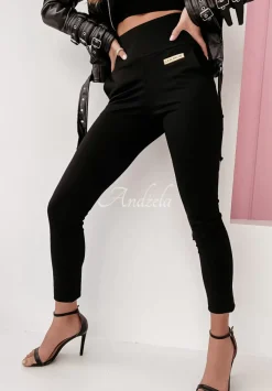 Legginsy Z Wysokim Stanem Brinna Czarne