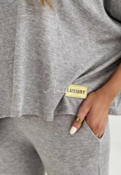Lekki Sweter Oversize Luxury Comfort Szary