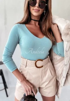 Lekki Sweter Selavi Jasnoniebieski