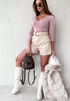 Lekki Sweter Selavi Pudrowy Roz