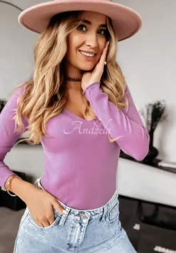 Lekki Sweter Selavi Wrzosowy