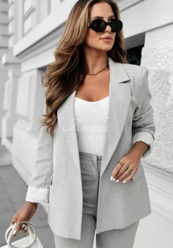 Marynarka Elite Elegance Jasnoszara