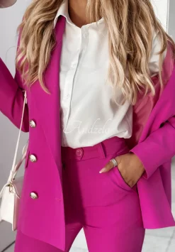 Marynarka Z Ozdobnymi Guzikami My Confidence Fuksjowa
