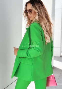 Marynarka Z Ozdobnymi Guzikami My Confidence Zielona