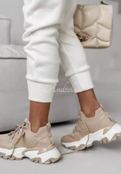 Sneakersy Dynamic Dash Camelowe