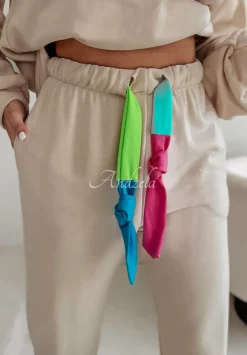 Spodnie Dresowe Obsessed About Colors Bezowe
