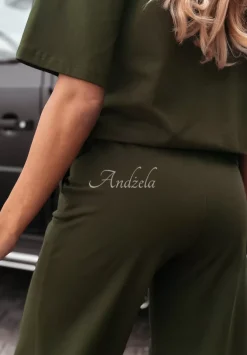 Spodnie Dresowe Wide Leg Be Still Khaki