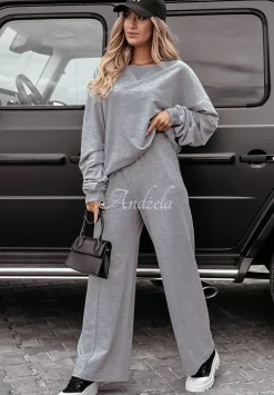 Spodnie Dresowe Wide Leg Be Still Szare