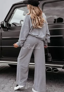 Spodnie Dresowe Wide Leg Be Still Szare