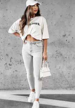 Spodnie Jeansowe I Like Me Jasnoszare
