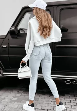 Spodnie Jeansowe Skinny Charley Jasnoniebieskie