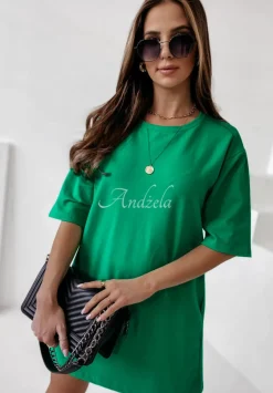 Sukienka Tunika Mini Federica Zielona