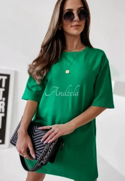 Sukienka Tunika Mini Federica Zielona