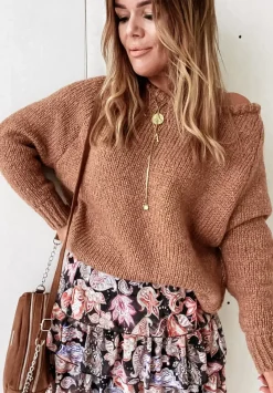 Sweter Cocomore Duero Camelowy