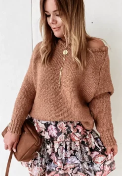 Sweter Cocomore Duero Camelowy