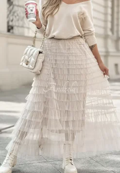 Sweter Oversize Dirty Dancing Bezowy