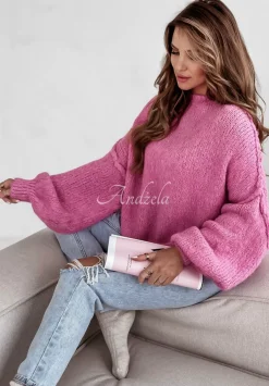 Sweter Oversize Magic Hour Rozowy