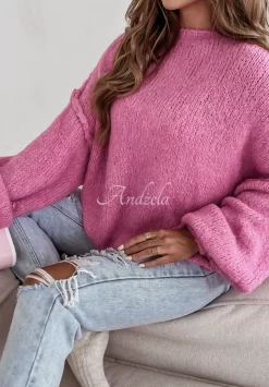Sweter Oversize Magic Hour Rozowy
