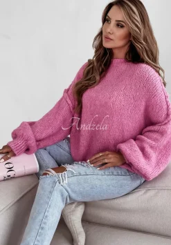 Sweter Oversize Magic Hour Rozowy