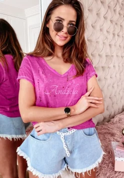 T-Shirt Destroyed Fuksjowy