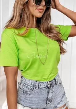 T-Shirt Simpli Zielony