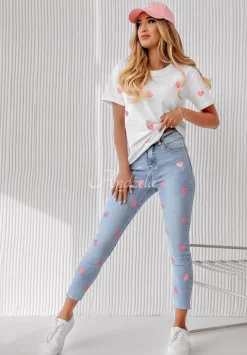 T-Shirt W Serca Be Mine Bialy
