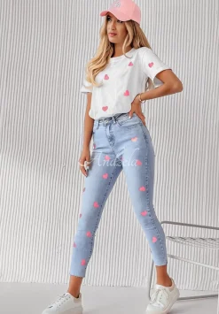 T-Shirt W Serca Be Mine Bialy
