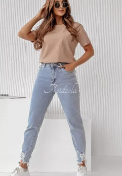 T-Shirt Z Kieszonka Pocket Bezowy